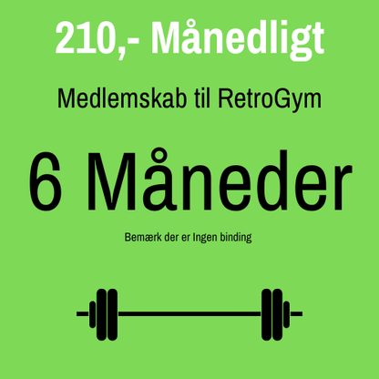 RetroGym Medlemskab Vælg Pakke